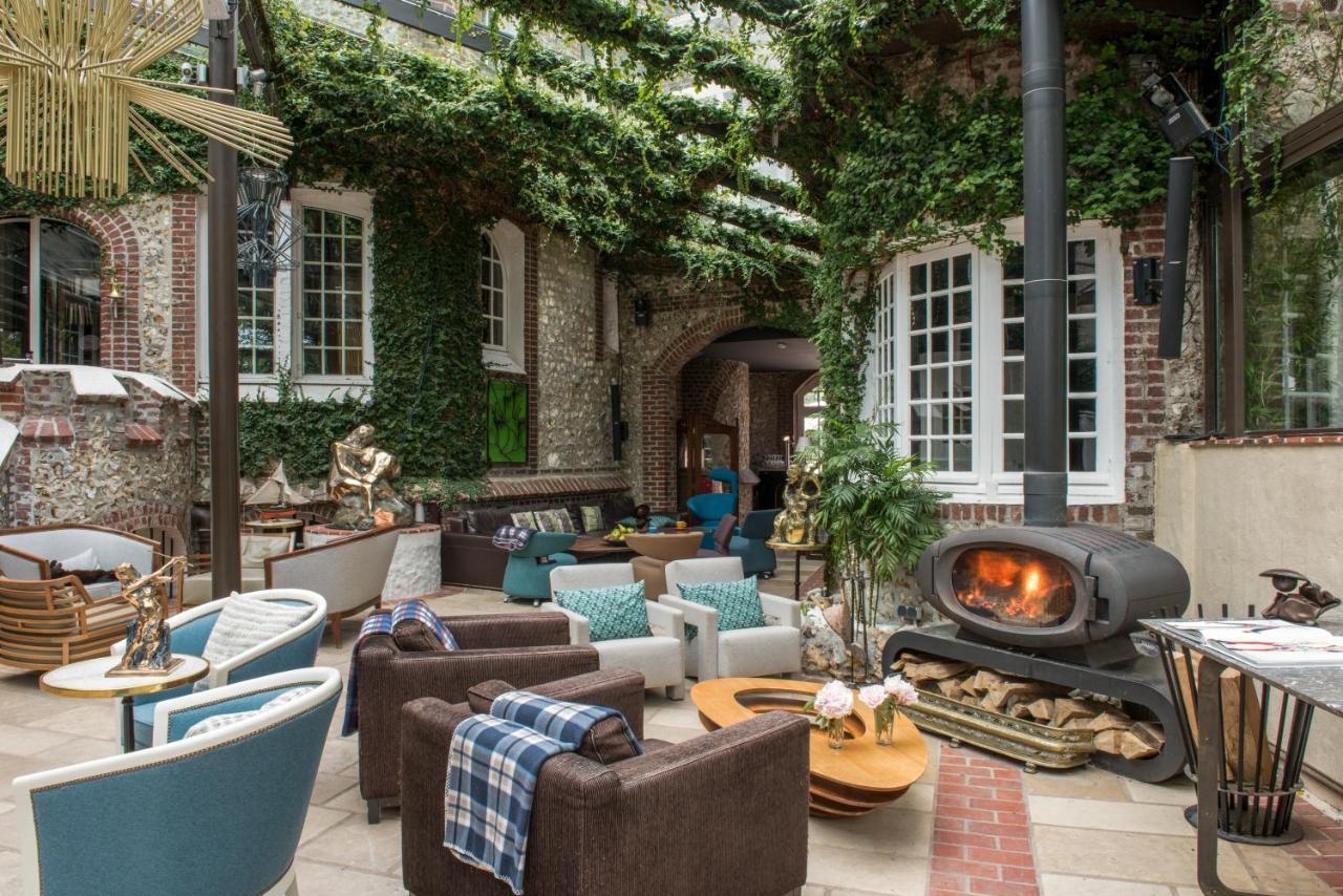 Domaine Saint Clair - Le Donjon Hotel Etretat Bagian luar foto