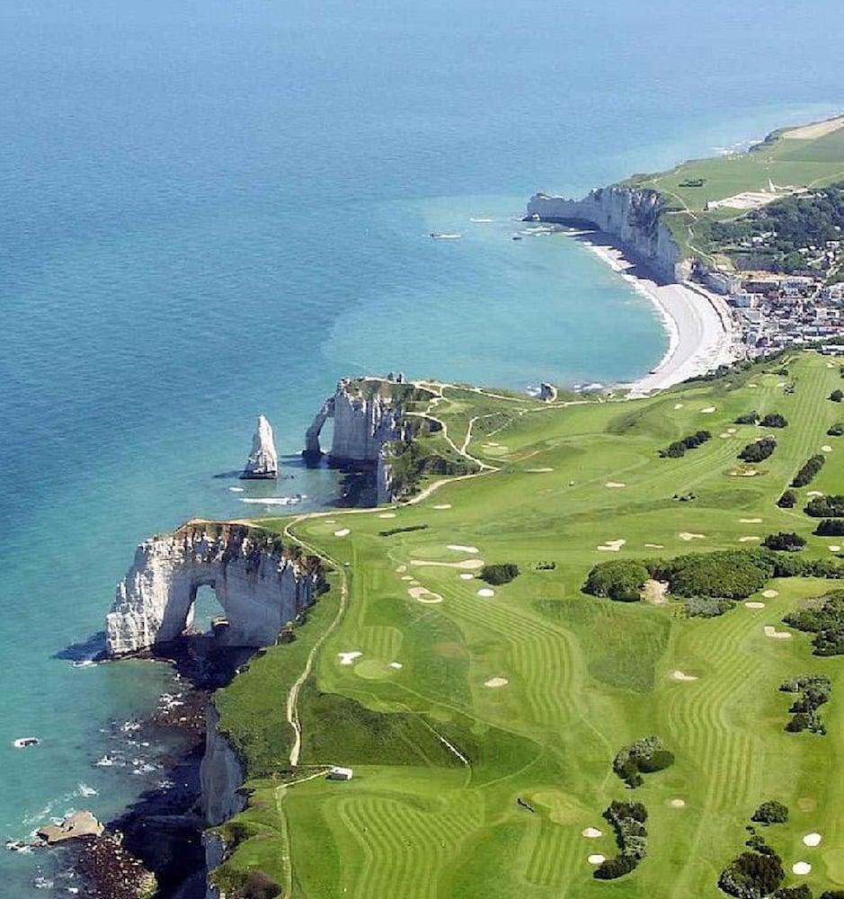 Domaine Saint Clair - Le Donjon Hotel Etretat Bagian luar foto