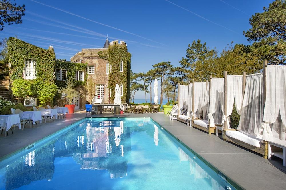 Domaine Saint Clair - Le Donjon Hotel Etretat Bagian luar foto