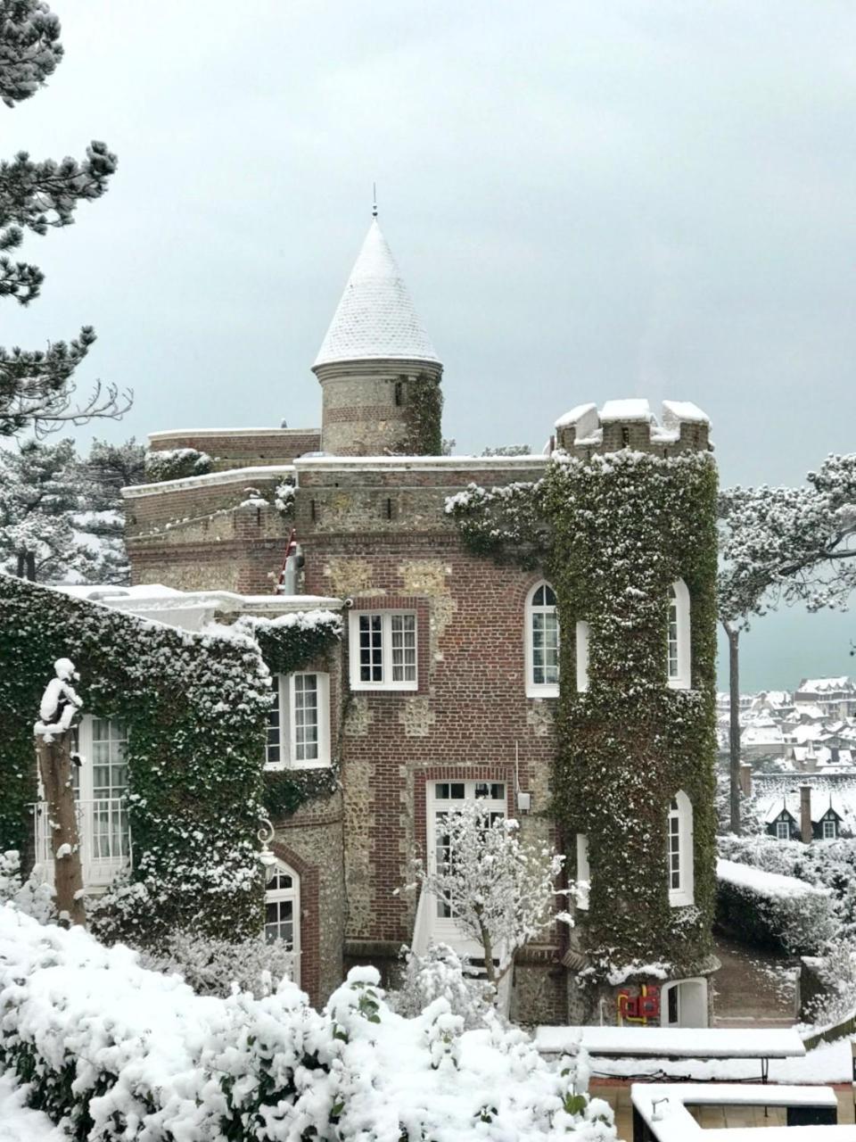 Domaine Saint Clair - Le Donjon Hotel Etretat Bagian luar foto